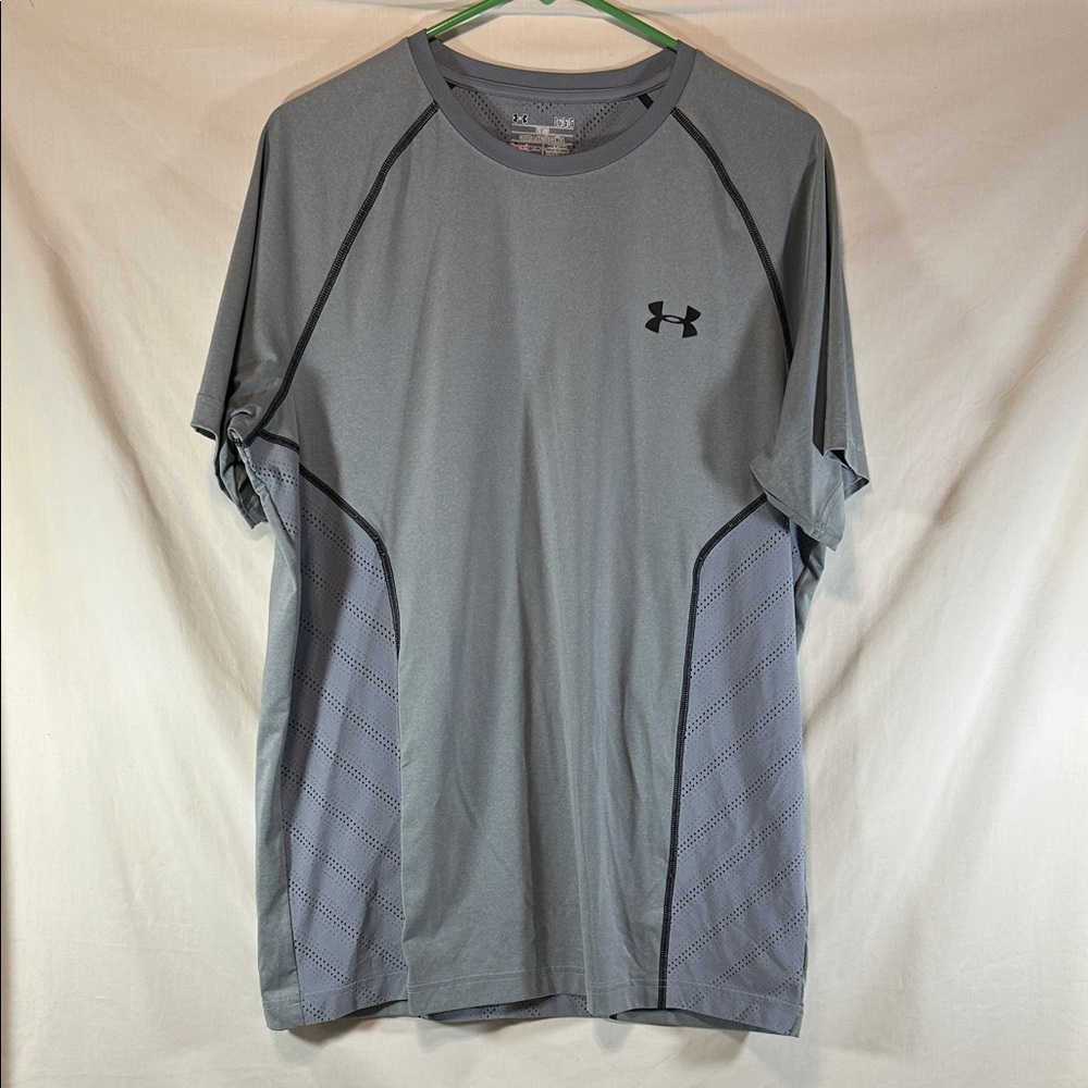 Under Armour Men's Light Gray Athletic Tee